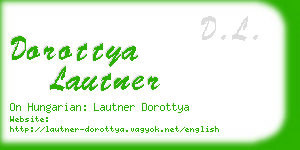 dorottya lautner business card